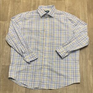 Mens Lauren Ralph‎ Lauren Plaid Regular Fit Button Up Casual Long Sleeve Shirt